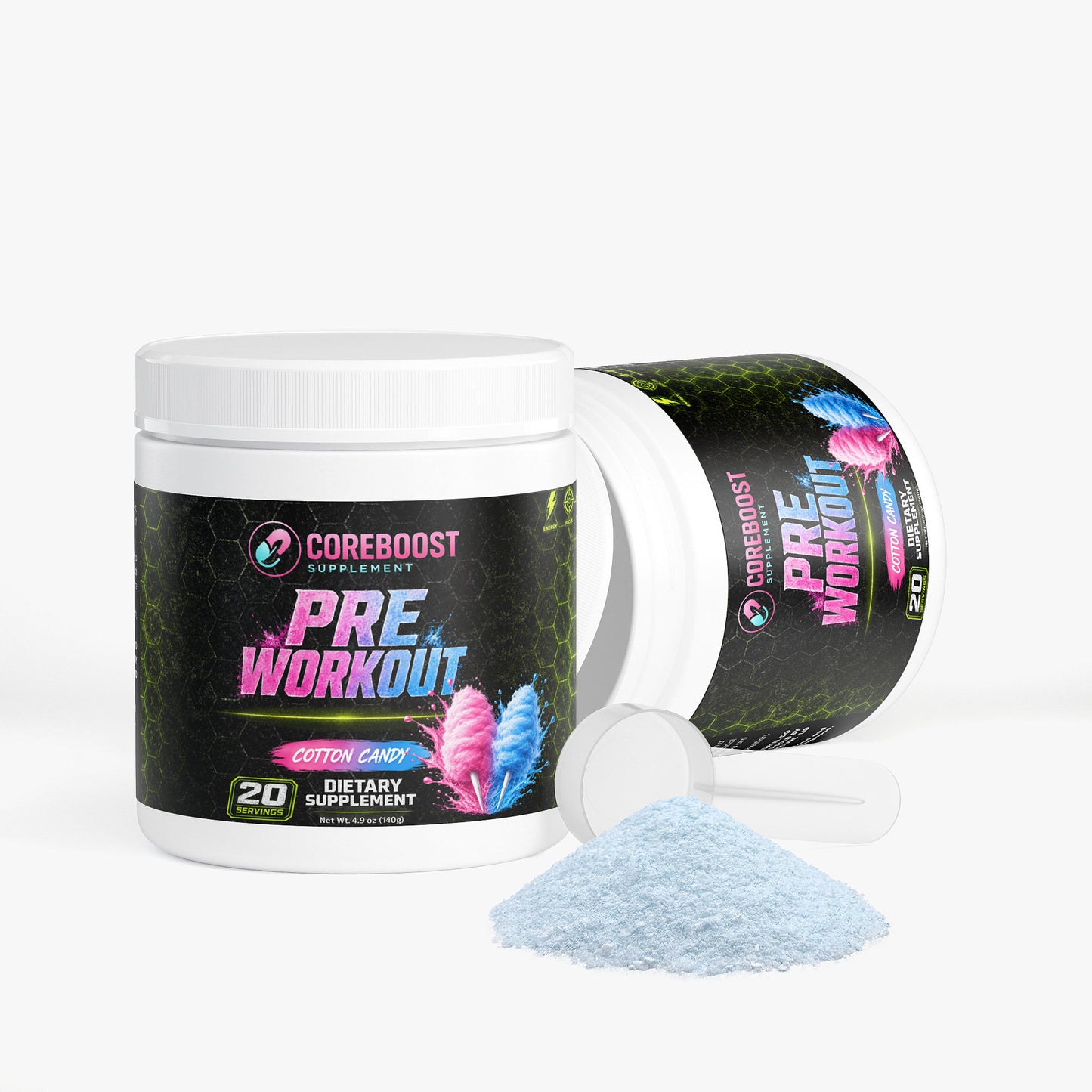 Pre Workout Powder (Cotton Candy)