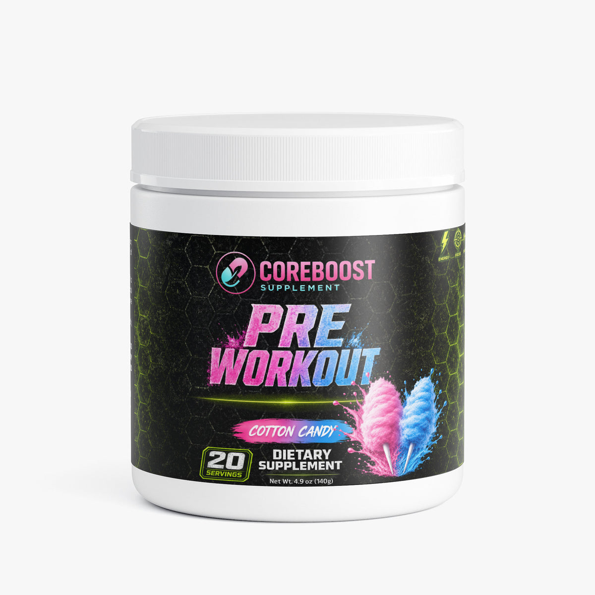 Pre Workout Powder (Cotton Candy)