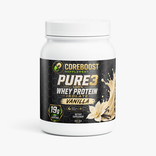 Pure3 100% Whey Protein Isolate (Vanilla)