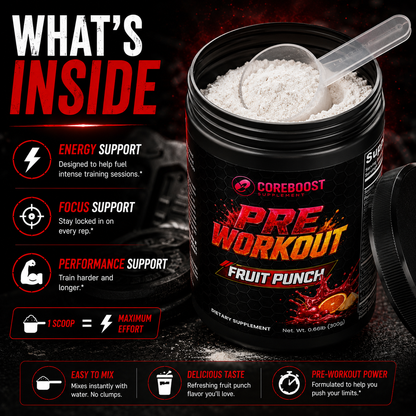 Nitric Shock Pre-Workout Powder (Fruit Punch)